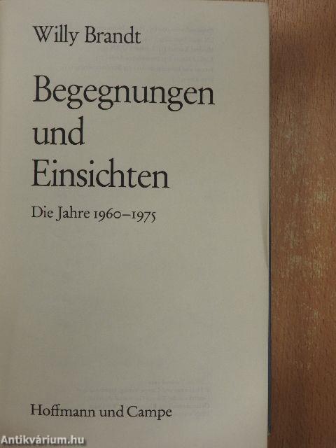 Begegnungen und Einsichten