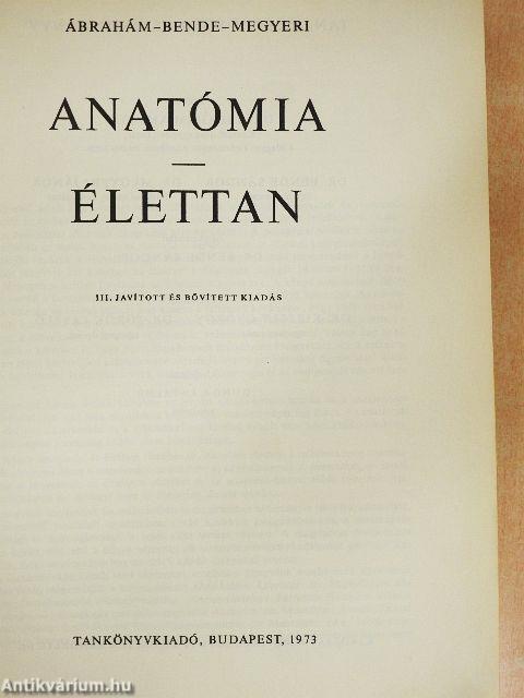 Anatómia-élettan