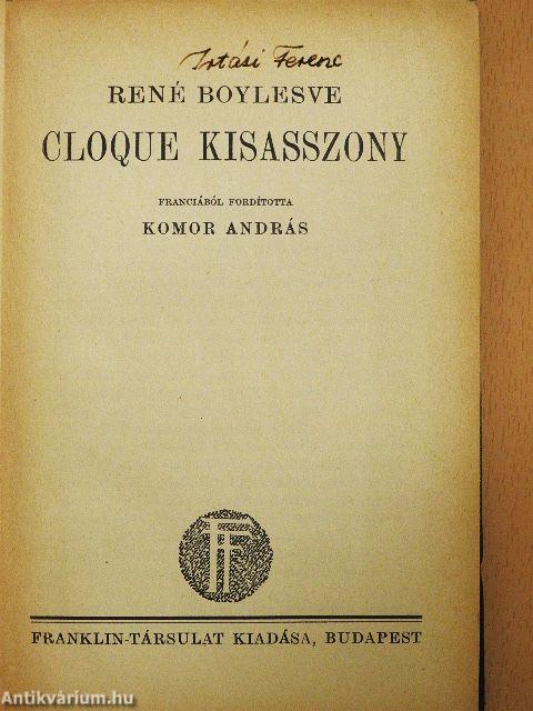 Cloque kisasszony