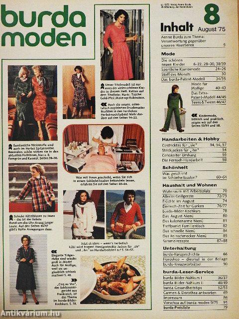 Burda Moden August 1975