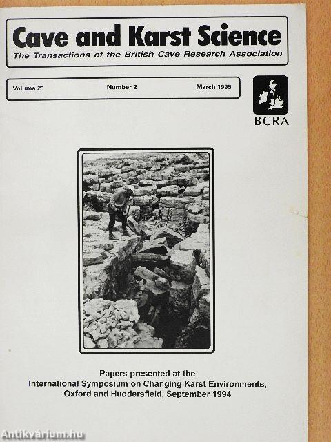 Cave and Karst Science March 1995