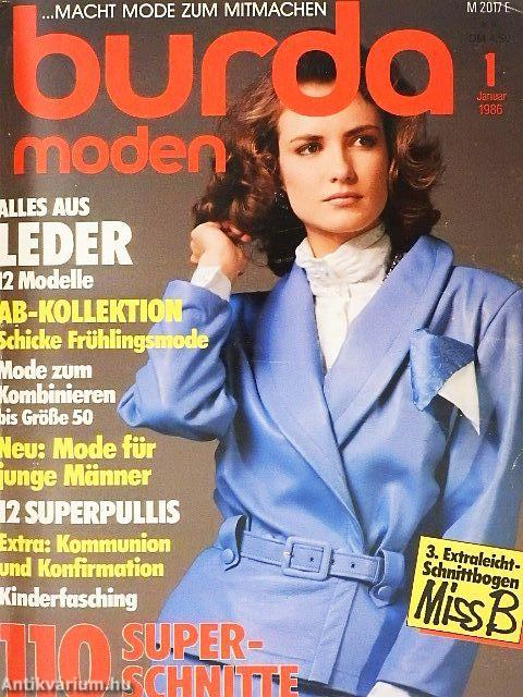 Burda Moden Januar 1986