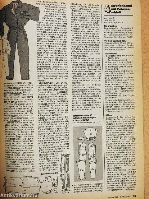 Burda Moden Januar 1986