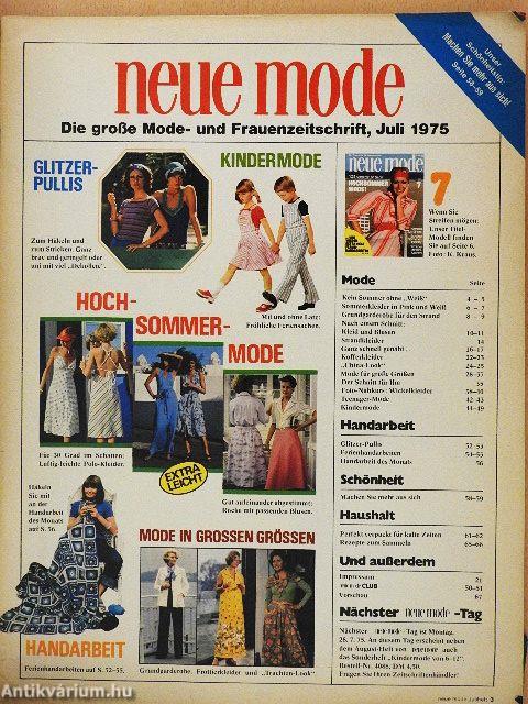 Neue Mode Juli 1975
