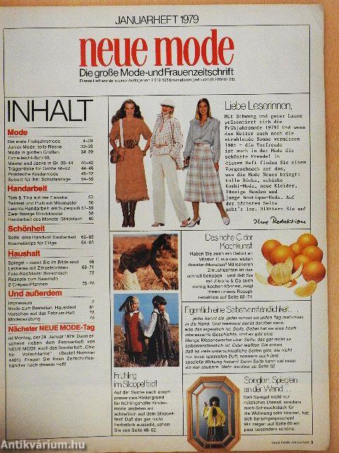 Neue Mode Januar 1979