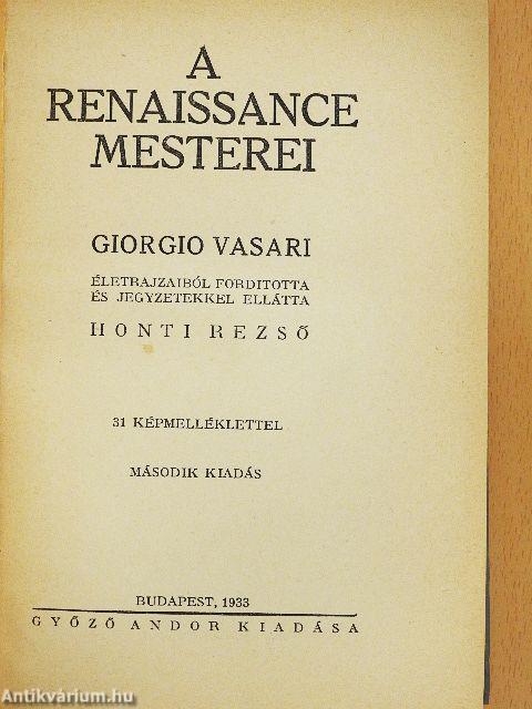 A renaissance mesterei