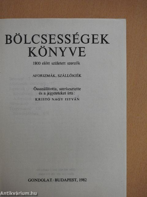 Bölcsességek könyve I-II.