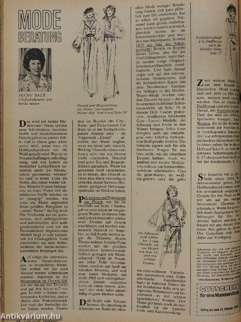 Burda Moden Oktober 1975