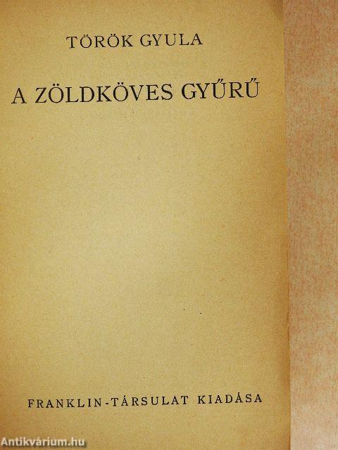 A zöldköves gyűrű