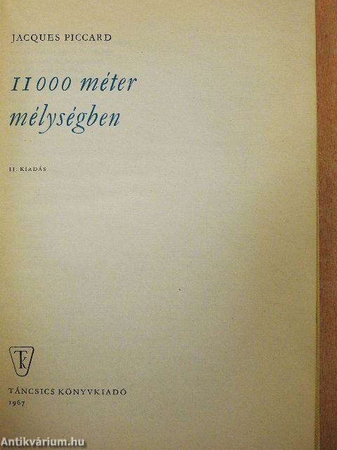 11000 méter mélységben
