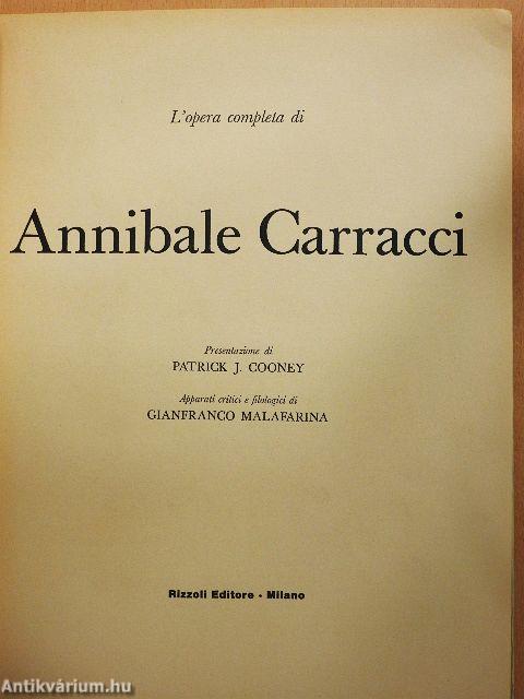 L'opera completa di Annibale Carracci