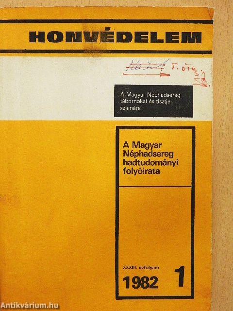Honvédelem 1982/1