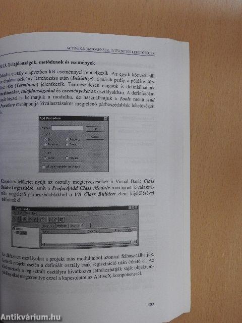 Windows alkalmazások fejlesztése Visual Basic 5 rendszerben