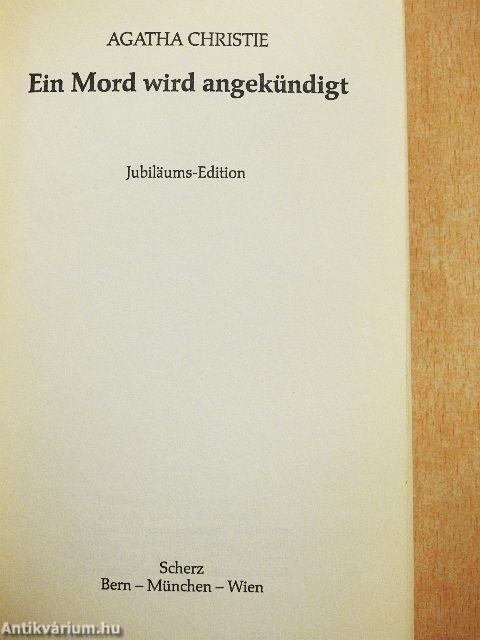 Ein Mord wird angekündigt