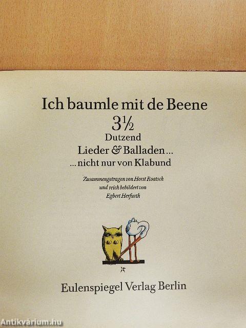 Ich baumle mit de Beene - Lemezzel