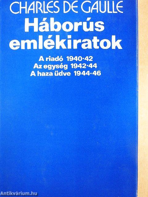 Háborús emlékiratok