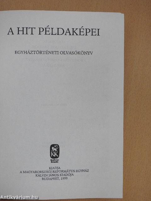 A hit példaképei