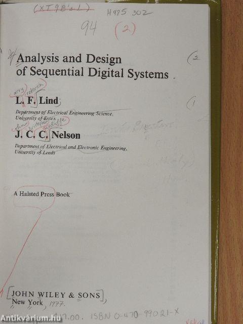 Analysis and Design of Sequential Digital Systems