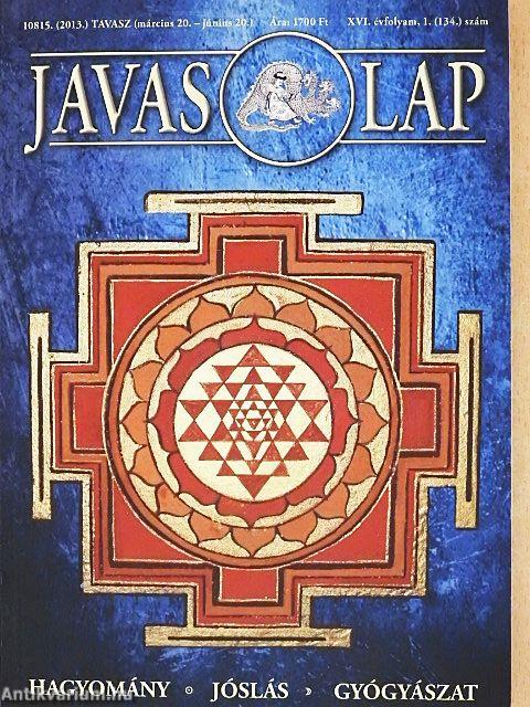 Javaslap 2013. tavasz