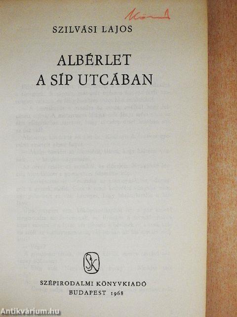 Albérlet a Síp utcában