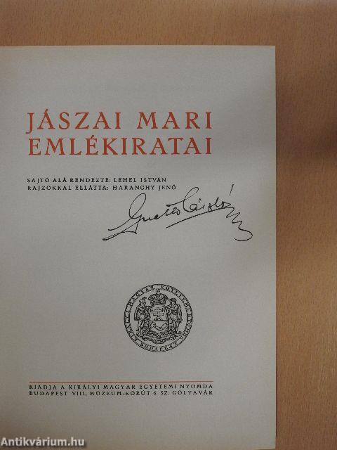 Jászai Mari emlékiratai