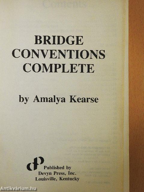 Bridge Conventions Complete