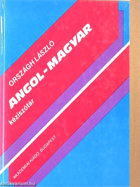 Angol-magyar kéziszótár