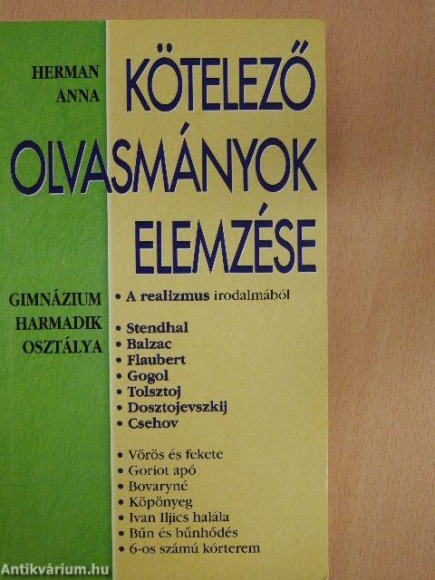 Kötelező olvasmányok elemzése 4.