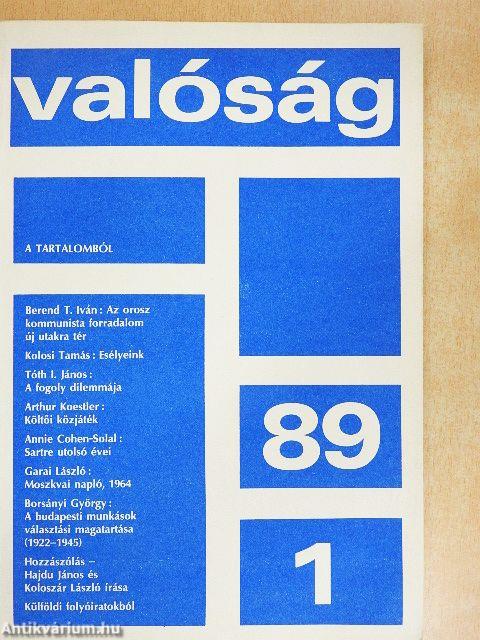 Valóság 1989. január