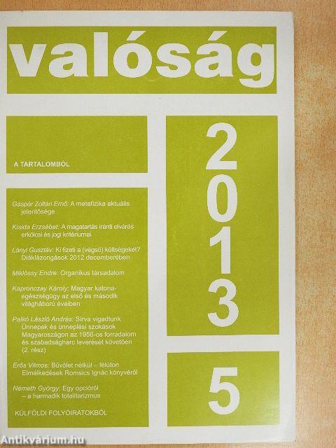 Valóság 2013. május