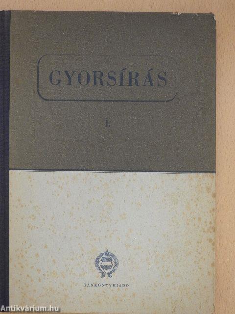 Gyorsírás I.