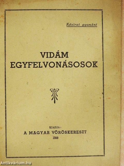 Vidám egyfelvonásosok
