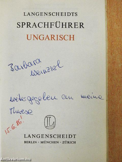 Langenscheidts Sprachführer Ungarisch