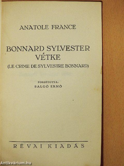 Bonnard Sylvester vétke