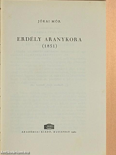 Erdély aranykora