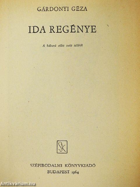 Ida regénye