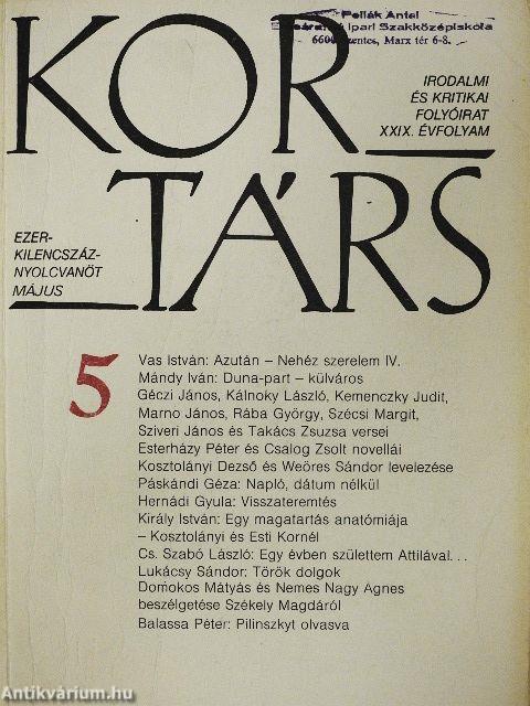 Kortárs 1985. május