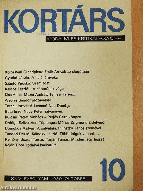 Kortárs 1980. október