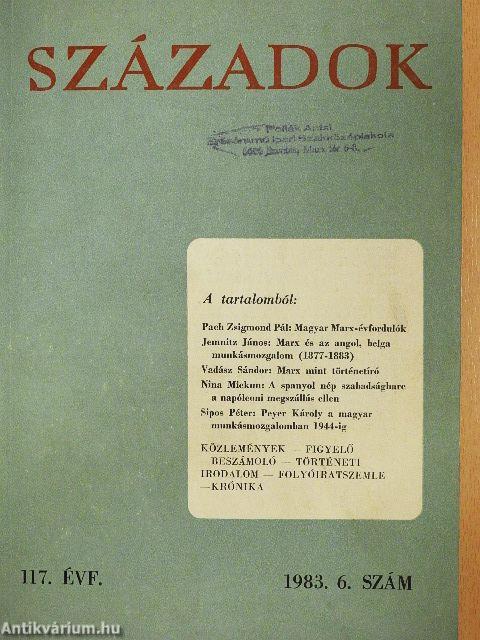 Századok 1983/6.