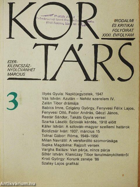 Kortárs 1987. március