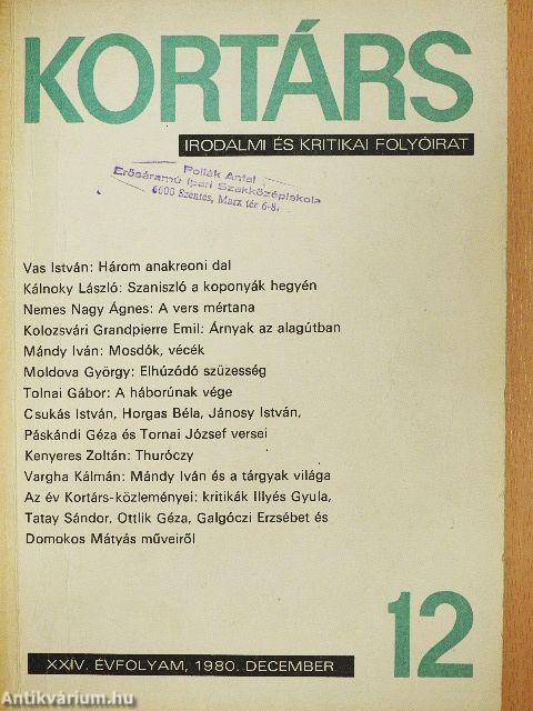 Kortárs 1980. december