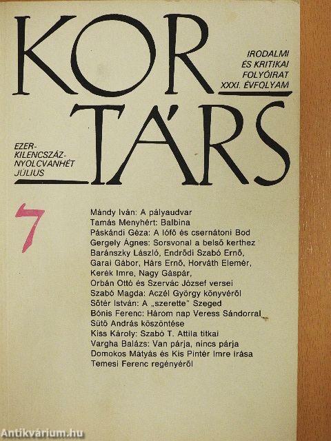 Kortárs 1987. július