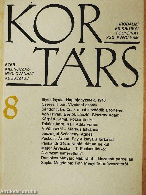 Kortárs 1986. augusztus
