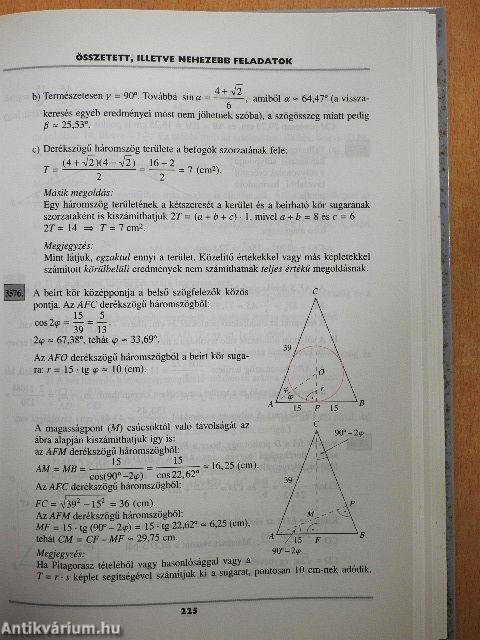 Matematika megoldások III.