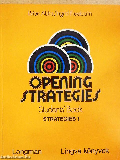 Opening Strategies - Students' Book