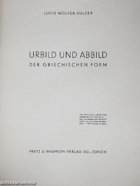 Urbild und Abbild