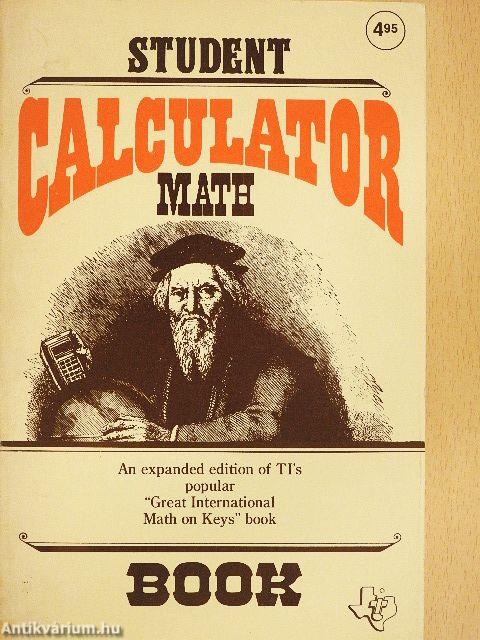 Student Calculator Math Book