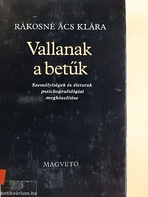 Vallanak a betűk