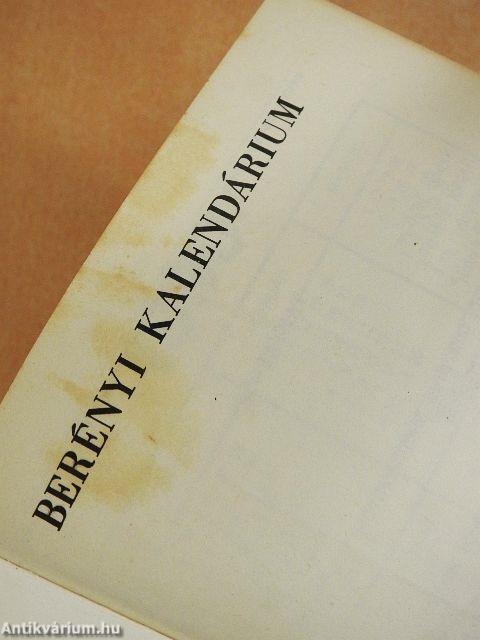 Berényi kalendárium 1990