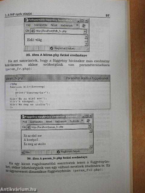 Webes adatbázis-kezelés MySQL és PHP használatával